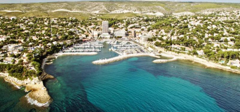 Grand Studio Terrasse De Standing, Pleine Vue Village Et Mer Carry-le-Rouet Exterior foto